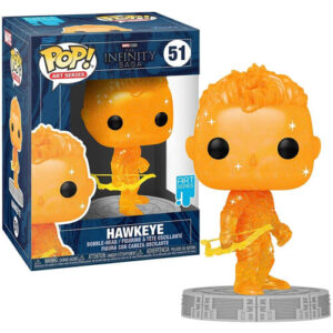 Funko Pop! Art Series Marvel: The Infinity Saga – Hawkeye (with Plastic Case) #51 Bobble-Head