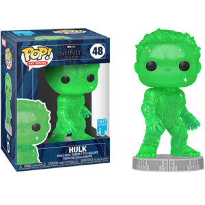 Funko Pop! Art Series Marvel: The Infinity Saga – Hulk (with Plastic Case) #48 Bobble-Head