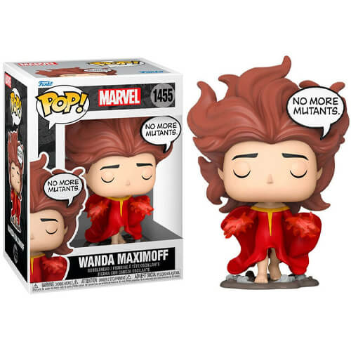 Funko Pop! Comics: Marvel – Wanda Maximoff (No More Mutants) #1455 Bobble-Head