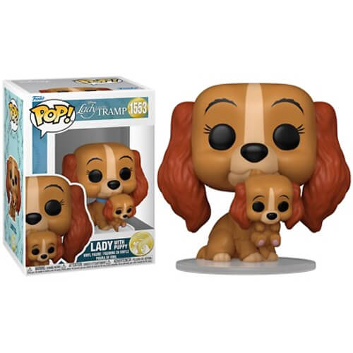 Funko Pop! Disney: Lady & the Tramp (70th Anniversary) – Lady with Puppy #1553