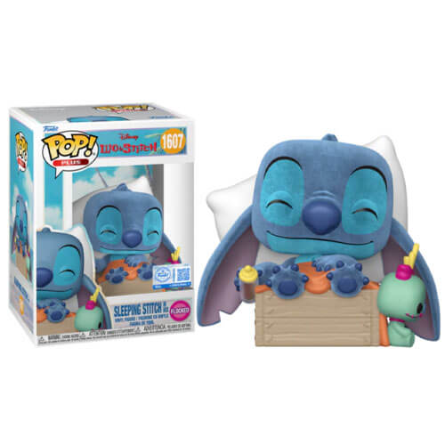 Funko Pop! Plus: Lilo & Stitch – Sleeping Stitch in Box (Flocked) (Special Edition) #1607