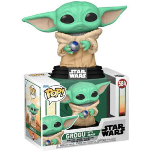 Funko Pop! Star Wars: Book of Boba Fett – Grogu with Armor #584 Bobble-Head