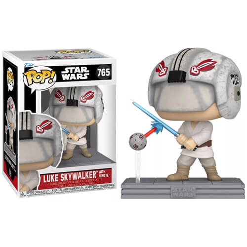 Funko Pop! Disney: Star Wars – Luke Skywalker with Remote #765 Bobble-Head