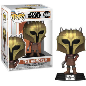 Funko Pop! Star Wars The Mandalorian – The Armorer #668 Bobble-Head