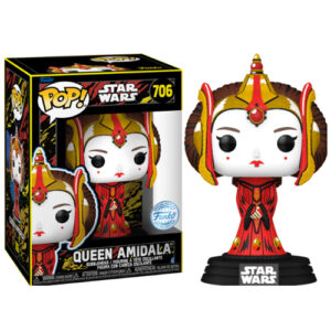 Funko Pop! Star Wars: The Phantom Menace Anniversary – Queen Amidala (Retro) (Special Edition) #706 Bobble-Head