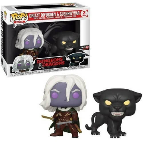 Funko Pop! 2-Pack: Dungeons & Dragons – Drizzt Do’ Urden & Guenhwyvar