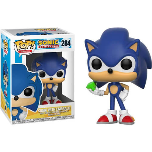 Funko Pop! Sonic The Hedgehog – Sonic With Emerald #284