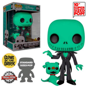 Funko Pop! Jumbo: The Nightmare Before Christmas – Jack Skellington with Zero (Glows in the Dark) (Special Edition) #809 25cm