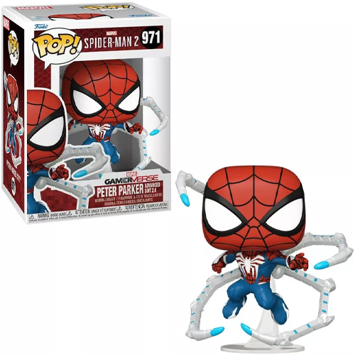 Funko Pop! Spider-Man 2 – Peter Parker (Advanced Suit 2.0) #971 Bobble-Head Funko Pop! Spider-Man 2 – Peter Parker (Advanced Suit 2.0) #971 Bobble-Head