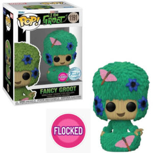 Funko Pop! I Am Groot – Fancy Groot (Flocked) (Special Edition) #1191 Bobble-Head