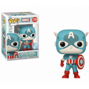 Funko Pop! Marvel Retro Reimagined – Captain America (Special Edition) #1319 Bobble-Head