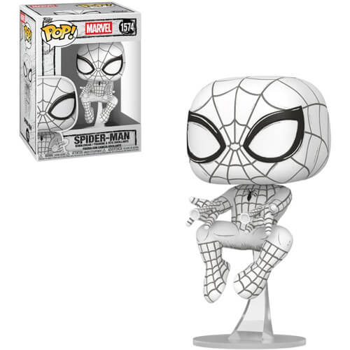 Funko Pop! Marvel – Spider-Man (Sketched) #1574 Bobble-Head Vinyl Figur