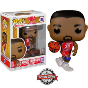 Funko Pop! NBA All-Stars: Magic Johnson (Red Allstar) (Special Edition) #136