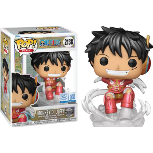 Funko Pop! Plus: One Piece – Monkey D.Luffy (Egghead) (Metallic) (Special Edition) #2138