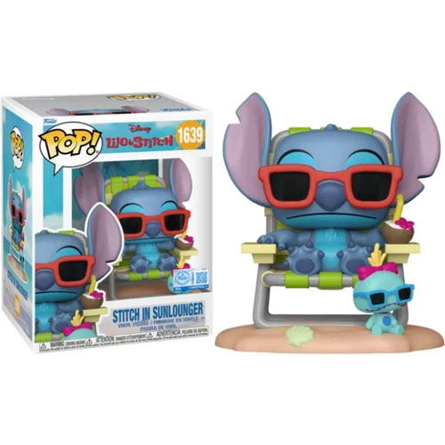 Funko Pop! Premium: Lilo & Stitch – Stitch in Sunlounger (Special Edition) #1639 Funko Pop! Premium: Lilo & Stitch – Stitch in Sunlounger (Special Edition) #1639