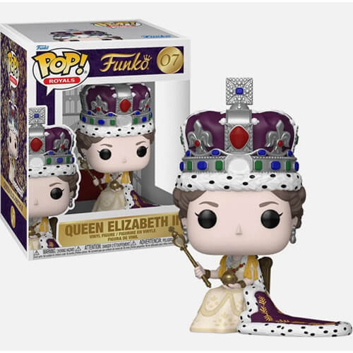 Funko Pop! Premium: Royals – Queen Elizabeth II (Coronation) #07