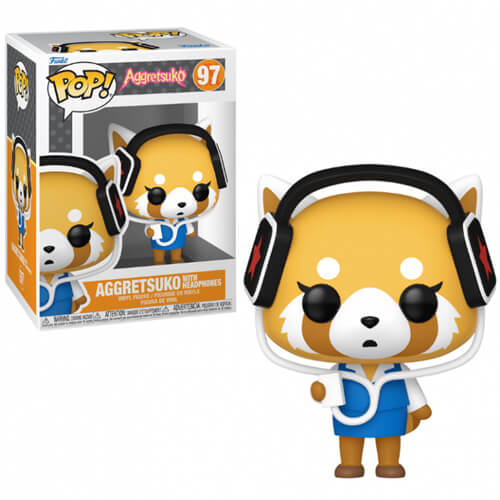Funko Pop! Sanrio: Aggretsuko – Aggretsuko with Headphones #97