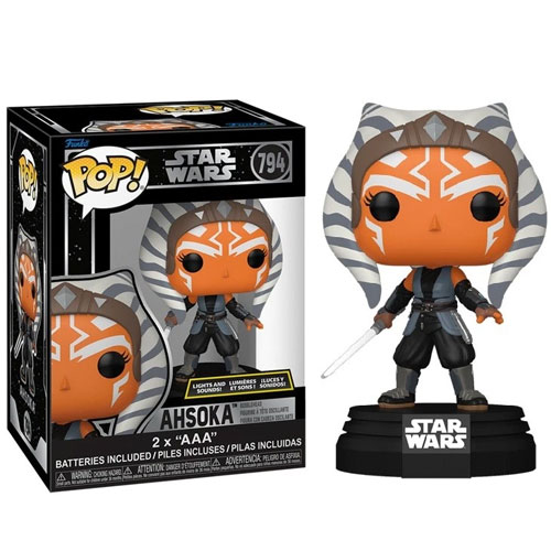 Funko Pop! Star Wars – Ahsoka (Lights and Sounds) #794 Funko Pop! Star Wars – Ahsoka (Lights and Sounds) #794