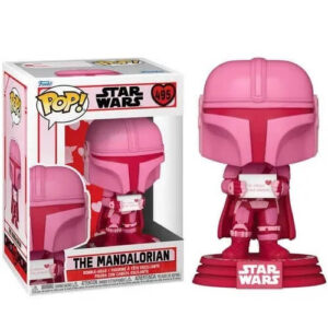 Funko Pop! Star Wars Valentines – The Mandalorian #495 Boblle-Head