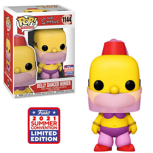 Funko POP! The Simpsons – Belly Dancer Homer (2021 Summer Convention Limited Edition) #1144