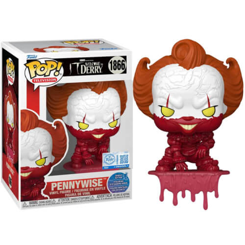 Funko Pop! Welcome to Derry – Pennywise (Special Edition) (Shelf Sitter) #1866