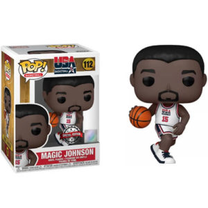 Funko POP! USA Basketball: Legends – Magic Johnson (92 Team USA White Uniform) (Special Edition) #112