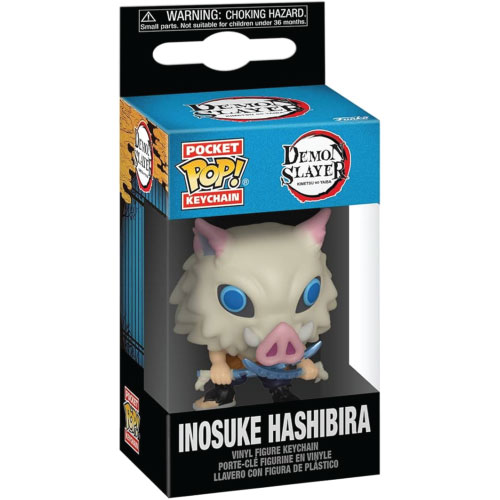 Funko Pocket Pop! Demon Slayer – Inosuke Hashibira Vinyl Figure Keychain