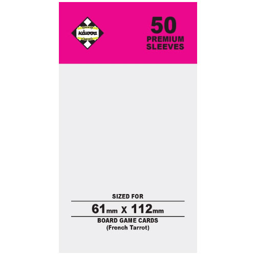 Kaissa Premium French Tarot Card Sleevs (61×112)