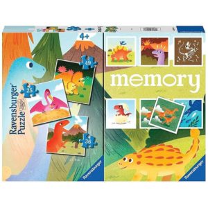 Dinosaur Multipack – 3 Puzzles & Memory Game