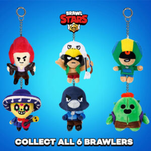 P.M.I. Brawl Stars Clip On Plush Characters 13 cm (S1) (Random)