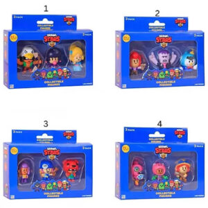 P.M.I. Brawl Stars Collectible Figures 3 Pack (S1) (Random)