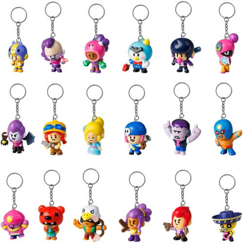 P.M.I. Brawl Stars Figural Keychain – 1 Pack (S1) (Random) P.M.I. Brawl Stars Figural Keychain – 1 Pack (S1) (Random)