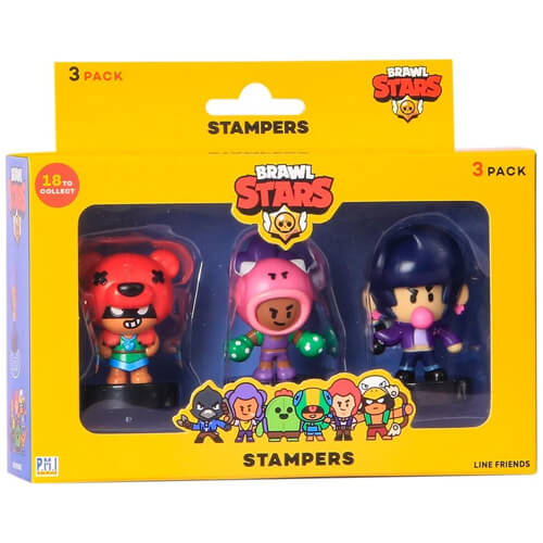 P.M.I. Brawl Stars Stampers – 3 Pack (S1) (Random)
