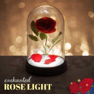 Disney Beauty and the Beast Enchanted Rose Light