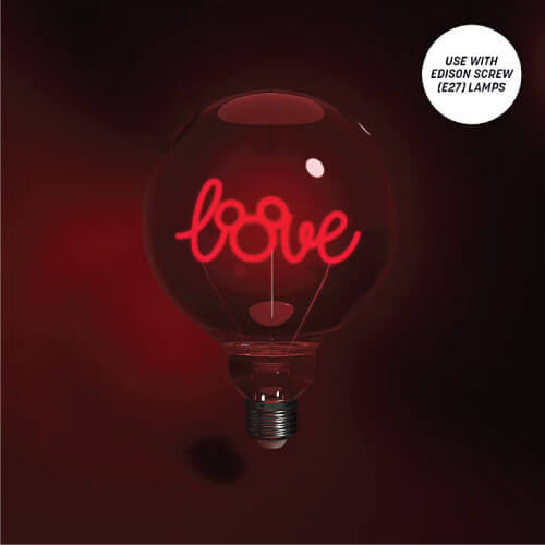 Paladone Disney Mickey Love LED Bulb Only