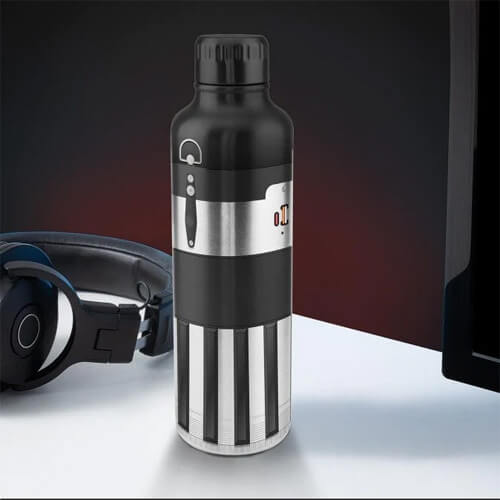 Paladone Star Wars Darth Vader Lightsaber Metal Water Bottle
