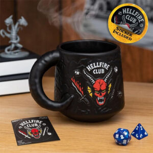 Stranger Things Hellfire Club Demon Embossed Mug