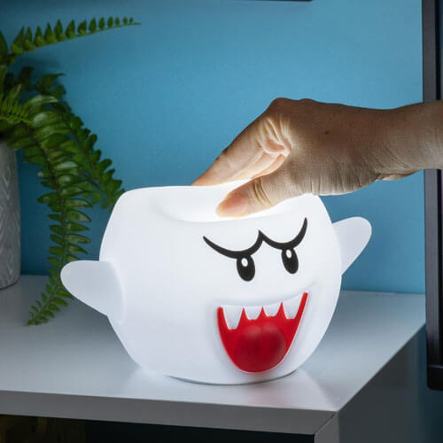 Paladone SquishyGlo Super Mario – Boo Silicone Light Rechargable