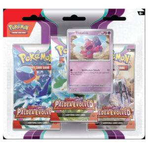 Paldea Evolved – 3 Booster Blister (Tinkatink)