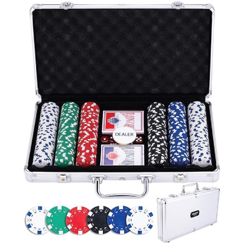 Poker Set – Сет за Покер со 300 чипови во актовка