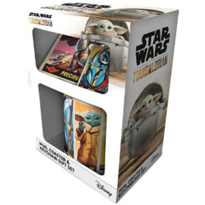 Pyramid Star Wars The Mandalorian – Mug, Coaster & Keychain Gift Set