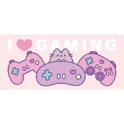 Pyramid – Pusheen (I Love Gaming) Desk Mat