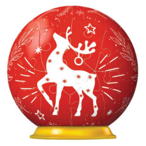 Ravensburger Red Reindeer Christmas Bauble 3D Puzzle-Ball (54 Pieces)