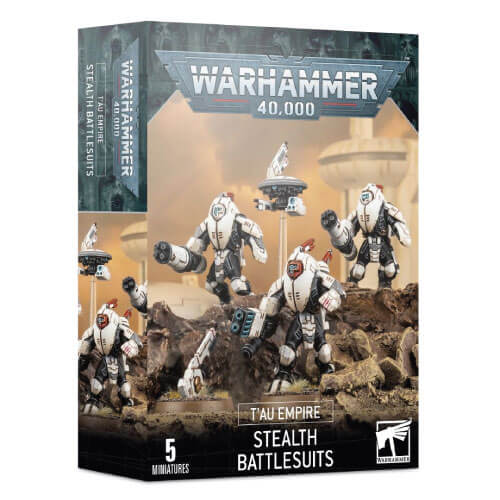 Warhammer 40.000: T’au Empire Stealth Battlesuits Warhammer 40.000: T’au Empire Stealth Battlesuits