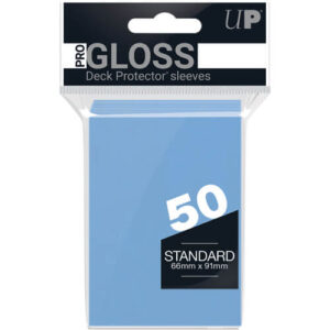 Ultra Pro 50ct Gloss Standard Deck Protectors (Light Blue)