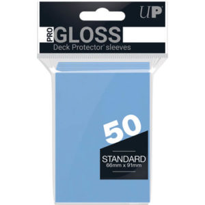 Ultra Pro 50ct Gloss Standard Deck Protectors (Light Blue)