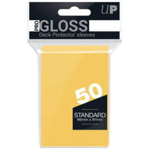 Ultra Pro 50ct Gloss Standard Deck Protectors (Yellow)