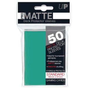 Ultra Pro 50ct Pro-Matte Standard Deck Protectors (Aqua)