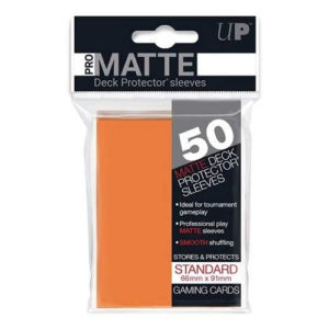 Ultra Pro 50ct Pro-Matte Standard Deck Protectors (Orange)