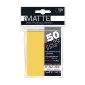 Ultra Pro 50ct Pro-Matte Standard Deck Protectors (Yellow)